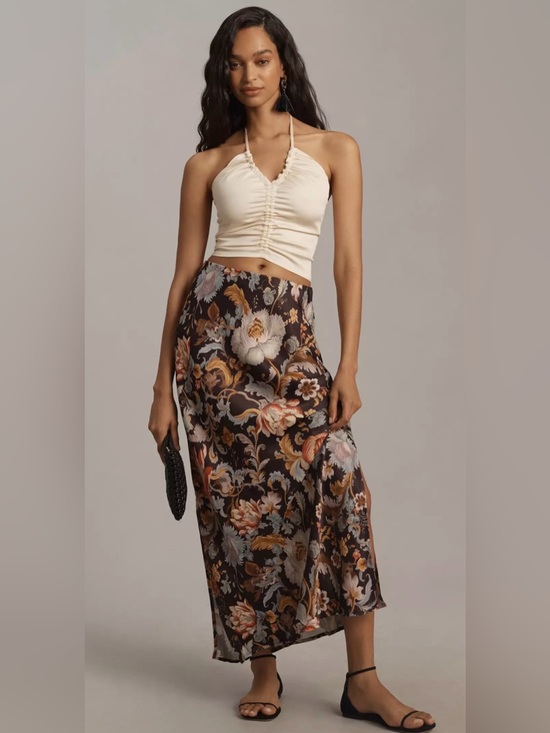 Anthropologie Dresses & Skirts - Anthropologie Tilda Maxi Slip Skirt: Side-Slit
Edition